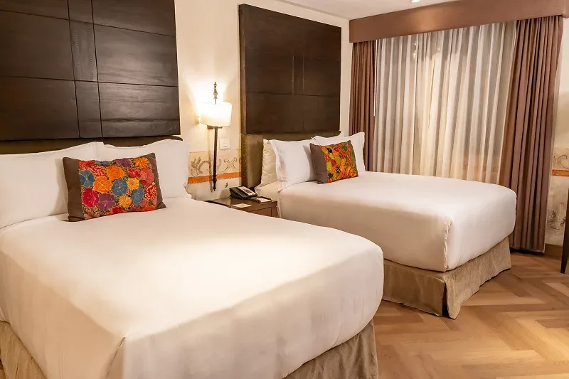 A Novicia double room at Hotel Quinta Real Puebla